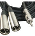 Cable Plug Spica 3.5 A 2 Xlr Macho 3 Metros 0