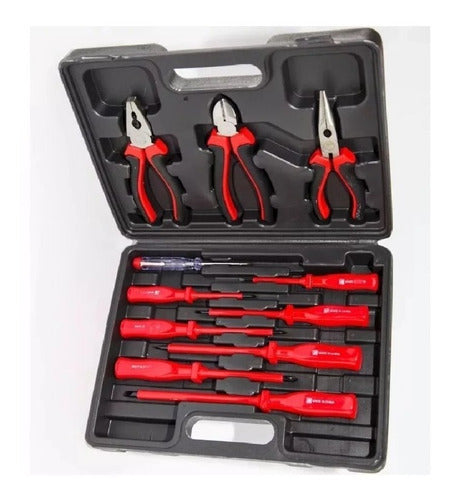 JA Insulated Tool Set 11 Pieces 1000V Screwdrivers Pliers 1