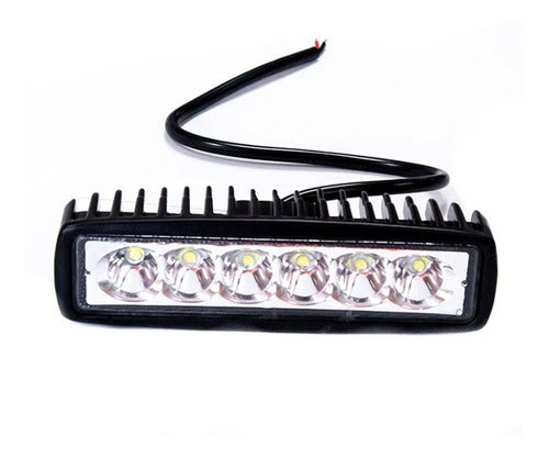 Kit 10 LED Bar Lights 6 Leds Auxiliary Light Accessory for Vehicles 3