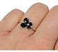 Beautiful Butterfly Ring with 925 Silver Stone Gift Ap 360 18