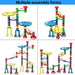 Fun Little Toys Kids Marble Run Set-154pcs (90translucent Ma 3