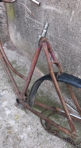 Antiguo Cuadro De Bicicleta Inglesa R 24 Freno A Varilla 1