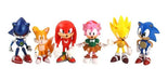 Sonic Mini Figuras No Articulables De Acción Set X 6 Unidade 1