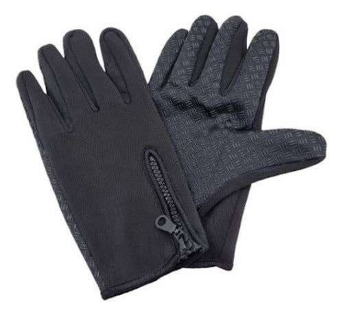 Iwulski -wlk Long Cycling Gloves Non-Slip Fleece 0