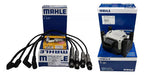 Mahle Ignition Coil + Spark Plug Wire Set + NGK Platinum Spark Plugs for VW Gol Trend 1.6 0