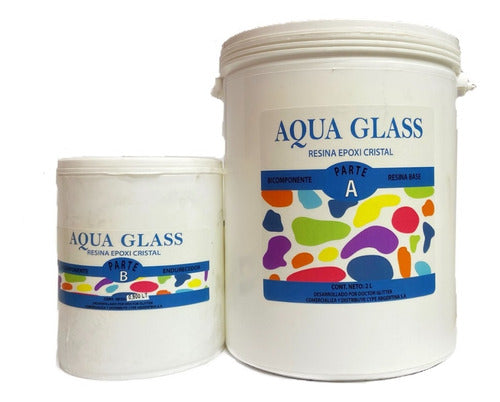 Doctor Glitter Resina Aqua Glass Classic X 1.450lts - Espesores Medios 0