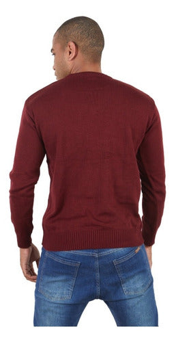 Men's V-Neck Sweater High-Quality Yarn 7
