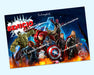 Manevi Creaciones Printable Banner Avengers Captain, Hulk, Iron Man, Thor 0