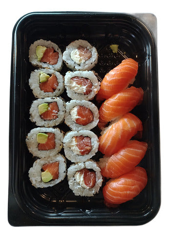 Bandejas De Sushi 15 Piezas De Salmon 1