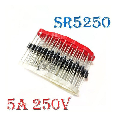 Sr5250 Sb5250 Mbr5250 5250 Diodo Schottky 5a 250v 0