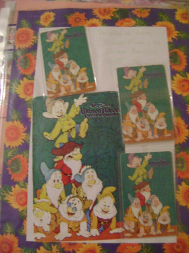 Tarjeta Telefonica Disney Blancanieves 3 Coleccionable Usada 0