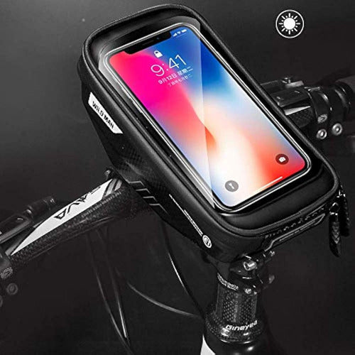 Mozowo Waterproof Bicycle Handlebar Bag with Touch Screen 2