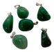 Rolled Green Quartz Pendants - Sacred Flame - 0