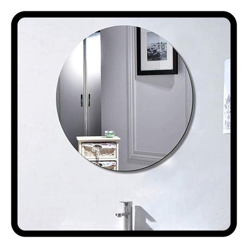 Round 60cm Bathroom Mirror Circular Bathroom Accessories 0