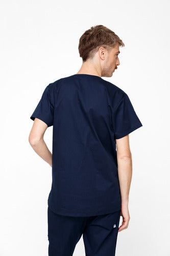 Terzo Medical Jacket * Plain Navy Spandex Superflex 1