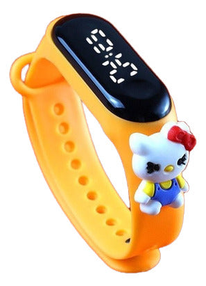 Reloj Digital Pulsera Infantil Led Silicona Banda Cute Malla 5