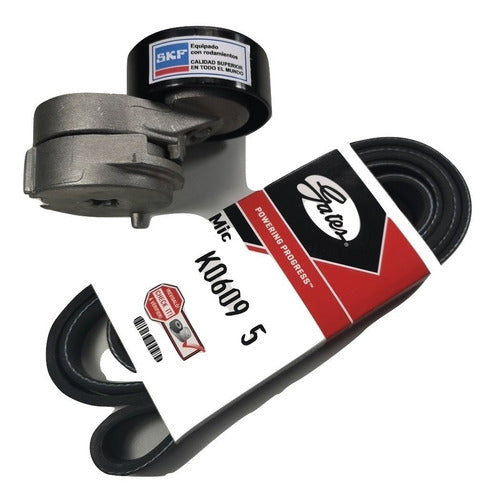 Kit Tensor Y Correa Poly-v Vw Gol /saveiro 1.6 Diesel 4