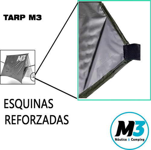 M3® Tarp Overhang for Hammock Tent 3x3 - Official Store 26