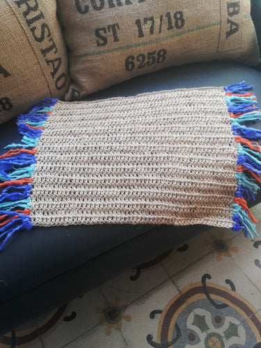 Handwoven Crochet Jute Placemat - De la Antonia 1