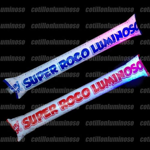 12 Super Roco Luminoso Luz Led Fiesta Carioca Cotillon 3