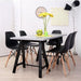 Cadeira Eames Polipropileno Base Madeira Eiffel Espresso Wt 1