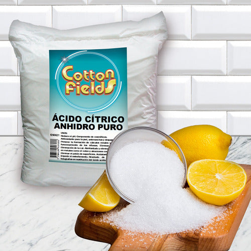 Ácido Cítrico Anhidro Puro 99% Apto Alimentos X 1kg Envios 1