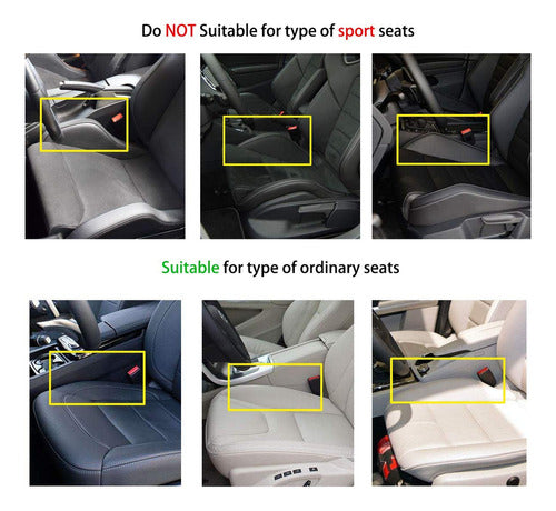 Kongdy Car Seat Gap Filler Organizer - 2 Pockets 7