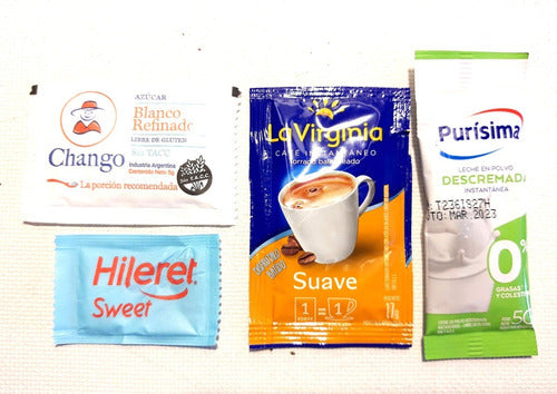 40 Breakfast Kits Coffee Milk Sugar Sweetener Delivery 0