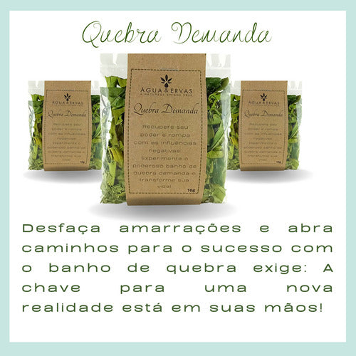 Erva De Banho | Quebra Demanda Legítima Ritualística Kit C/3 5