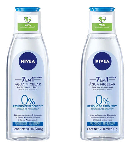 Pack Agua Micelar Nivea 200 Ml 0