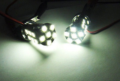 2 X 7440 7443 992 Blanco 24 Smd Led Frontal Intermitente Bom 3