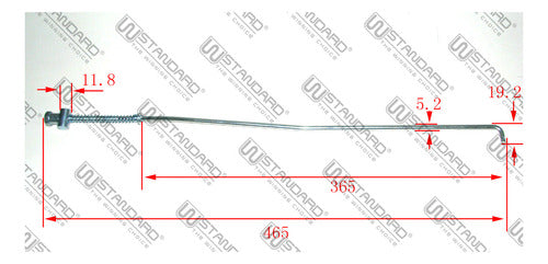 WStandard Suzuki EN125 Brake Rod 1