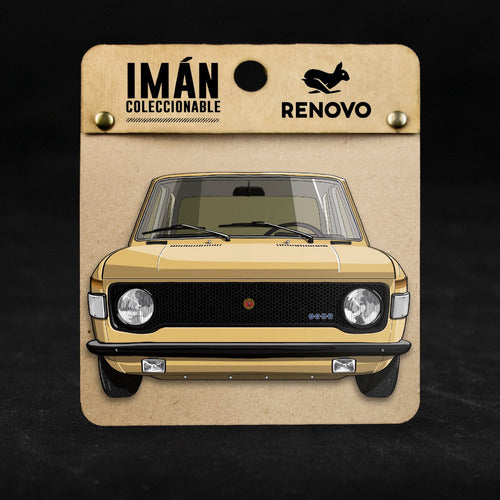 Renovo Fiat 128 Iava Tv Triple Line 77-78 Magnet 0