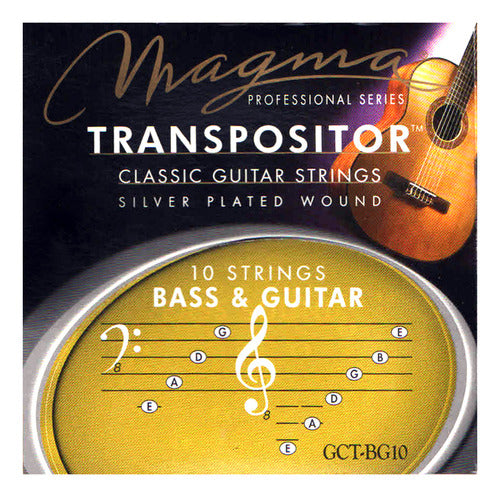 Magma Transpositor Classical Guitar Strings GCT-BG10 Cds P 0