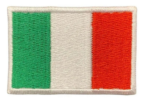 INDUPYM Parche Bordado Bandera Italia Termoadhesiva 6 X 4 Cms 0