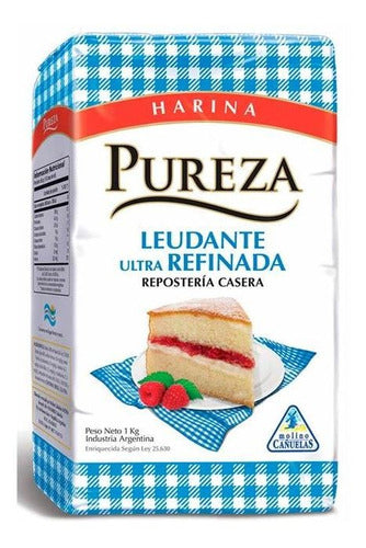 Pureza Pack X 18 Unid. Harina Leudante 1 Kg 0