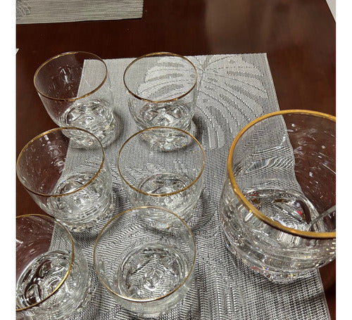 Generic Whisky Set with Cooler, 6 Glasses, and Tongs - New, Unused 2