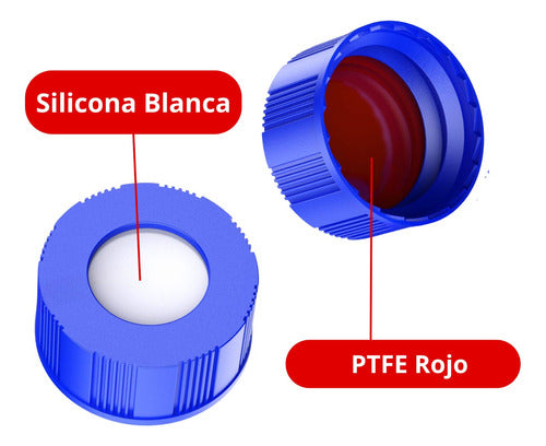 Welch Screw Cap Septa PTFE/Silicone Without Pre-Opening 2