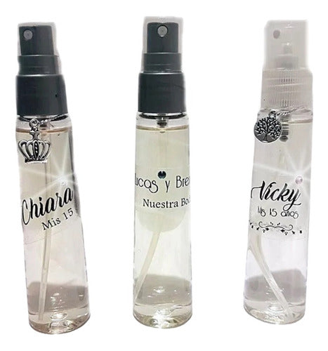 Set of 10 Imported-like Perfume Souvenirs 30 ml Each with Pendant 0