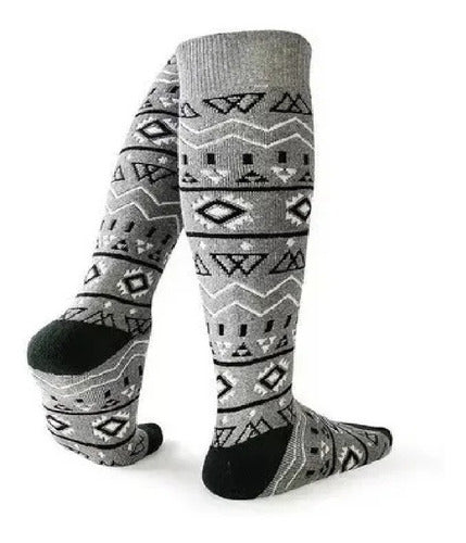 Men's Ski High Thermal 3/4 Socks Element Pack of 6 1