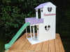 Dollhouse with Slide, Swing, and Furniture. Fully Assembled! 6