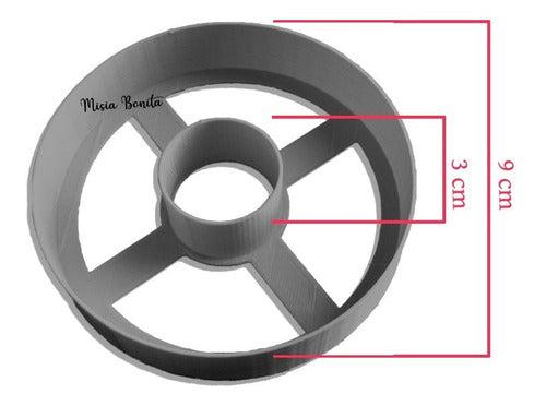 Misia Bonita Donut and Bagel Cutter - Plastic - Dough Shaping Mold 1