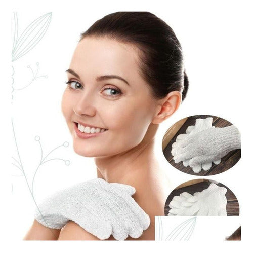 Exfoliating Shower Sponge Glove for Personal Care x1 3