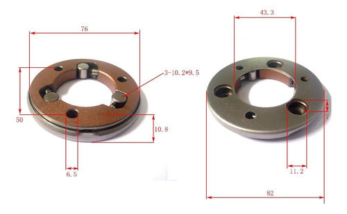 W Standard Starter Bendix Kit for Yamaha New Crypton W Std 1