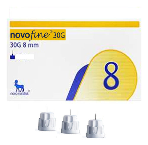 Novofine Aguja Esteril 30g 8mm Para Pen Pack 0