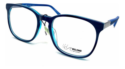 Belong Eyeglass Frame Model DY446 (Blue Acetate) 1