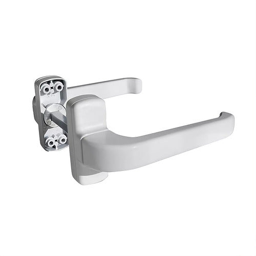 Double White Aluminum Handle Lock Modena H50 D10 0