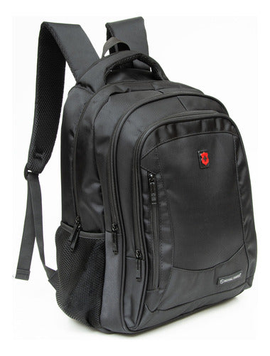 Swiss Brand Sport News Notebook Backpack 33L 0