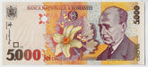 Fk Billete Rumania 5000 Lei 1998 P-107 Sin Circular. 0