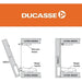 Ducasse Push On Codo 18 Kitchen Cabinet Door Hinge X 10 Un 2